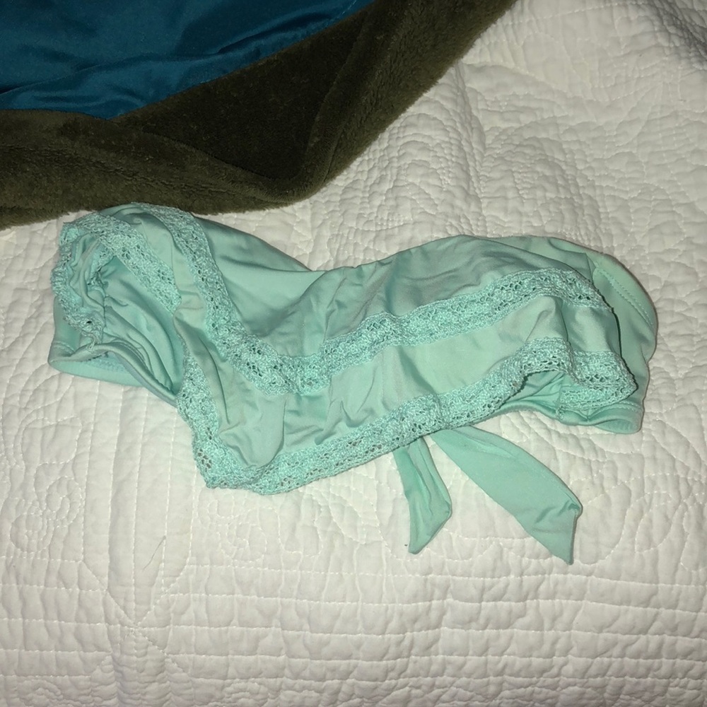 flowy bandeau bikini top